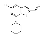 2-Chloro-4-morpholinothieno[3,2-d]pyrimidine-6-carbaldehyde - Chemical structure and product image