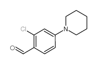 2-Chloro-4-(piperidino)benzaldehyde - Chemical structure and product image