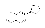 2-Chloro-4-(pyrrolidino)benzaldehyde - Chemical structure and product image
