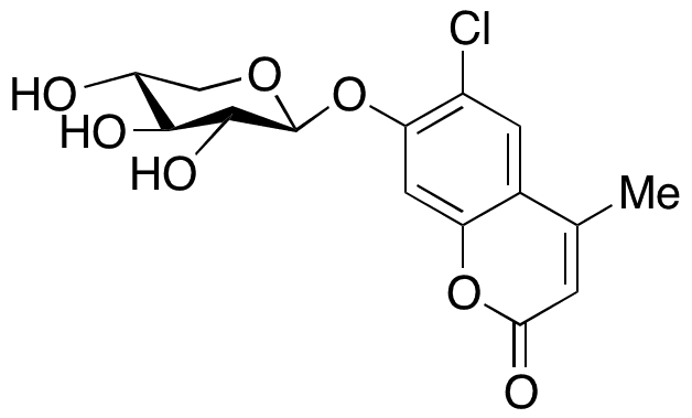 6-Chloro-4-methylumbelliferyl beta-D-Xyloside - Chemical structure and product image