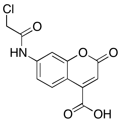 7-Chloroacetamidocoumarin-4-carboxylic Acid - Chemical structure and product image
