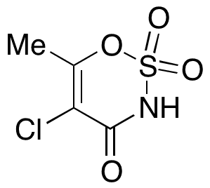5-Chloro Acesulfame - Chemical structure and product image
