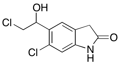 6-Chloro-5-(2-chloro-1-hydroxyethyl)-1,3-dihydro-2H-indol-2-one - Chemical structure and product image