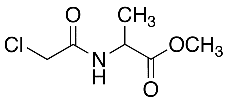 N-(Chloroacetyl)-DL-alanine Methyl Ester - Chemical structure and product image