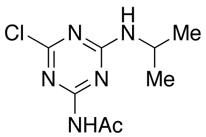 2-Chloro-4-acetamido-6-(isopropylamino)-s-triazine - Chemical structure and product image