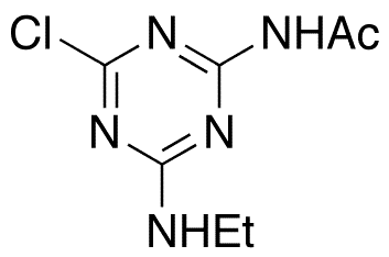 2-Chloro-4-acetamido-6-(ethylamino)-s-triazine - Chemical structure and product image