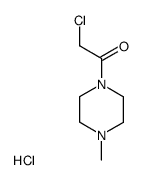 1-(2-Chloroacetyl)-4-methylpiperazine HCl - Chemical structure and product image