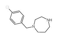 1-(4-Chlorobenzyl)-1,4-diazepane - Chemical structure and product image
