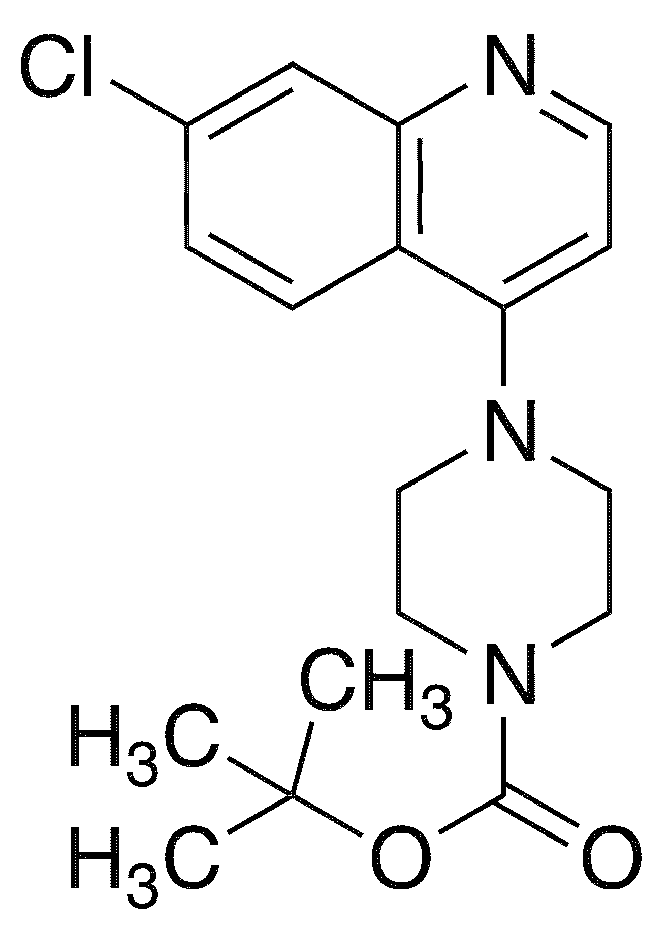 7-Chloro-4-(4-BOC-piperazino)quinoline - Chemical structure and product image