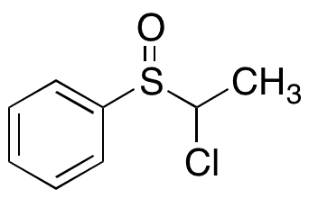 Alpha-Chloroethyl Phenyl Sulfoxide - Chemical structure and product image