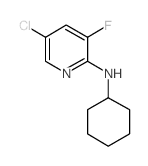 5-Chloro-2-cyclohexylamino-3-fluoropyridine - Chemical structure and product image