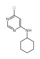 4-Chloro-6-cyclohexylaminopyrimidine - Chemical structure and product image