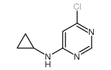 4-Chloro-6-cyclopropylaminopyrimidine - Chemical structure and product image