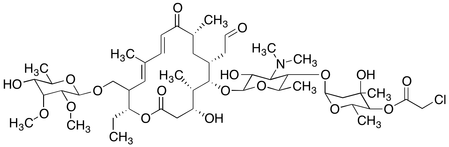 4’’’-O-Chloroacetyl-tylosin - Chemical structure and product image