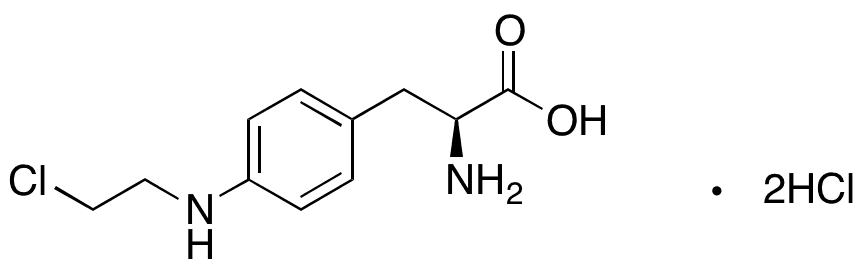4-[(2-Chloroethyl)amino]-L-phenylalanine Dihydrochloride - Chemical structure and product image