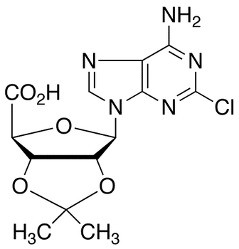 2-Chloroadenosine-5’-carboxy-2’,3’-acetonide - Chemical structure and product image