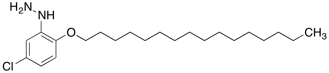 [5-Chloro-2-(hexadecyloxy)phenyl]-hydrazine - Chemical structure and product image