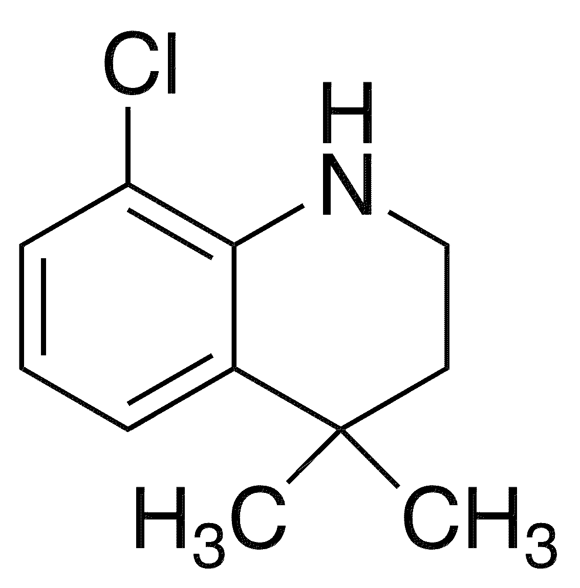 8-Chloro-4,4-dimethyl-2,3-dihydro-1H-quinoline - Chemical structure and product image