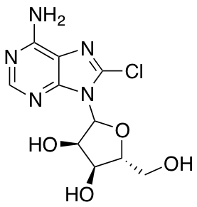 8-Chloroadenosine - Chemical structure and product image