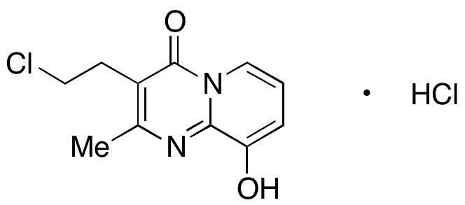 3-(2-Chloroethyl)-9-hydroxy-2-methyl-4H-Pyrido[1,2-a]pyrimidin-4-one Hydrochloride - Chemical structure and product image