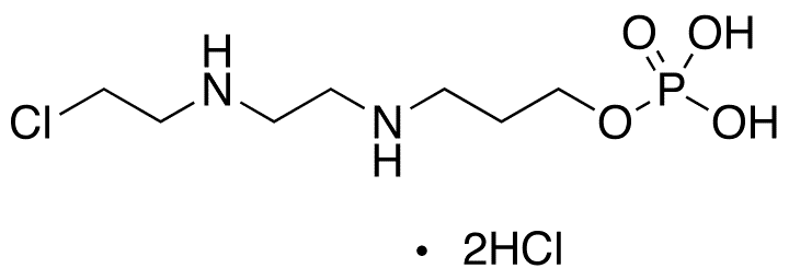 3-[[2-[(2-Chloroethyl)amino]ethyl]amino]propyl Monophosphate Dihydrochloride - Chemical structure and product image