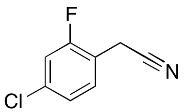 4-Chloro-2-fluorobenzeneacetonitrile - Chemical structure and product image