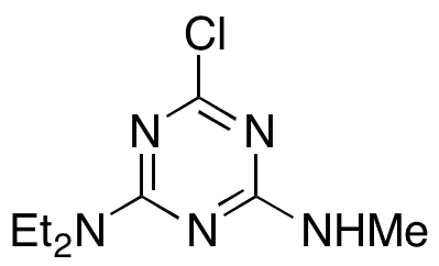 2-Chloro-4-diethylamino-6-methylamino-s-triazine - Chemical structure and product image