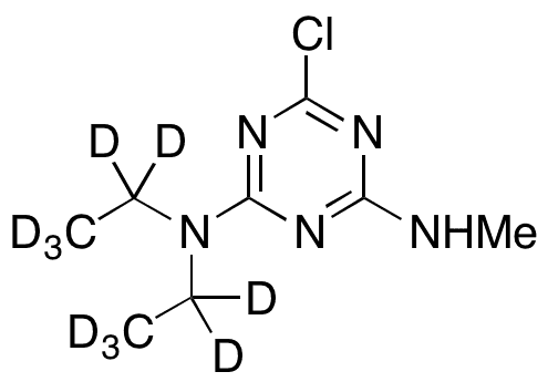 2-Chloro-4-diethylamino-6-methylamino-s-triazine-d10 - Chemical structure and product image