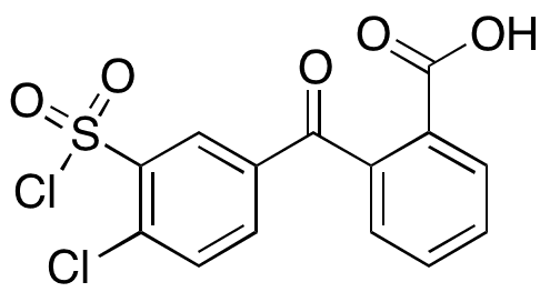2-[4-Chloro-3-(chlorosulfonyl)benzoyl]-benzoic Acid - Chemical structure and product image