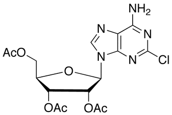 2-Chloro-6-amino-9-(2,3,5-tri-O-acetyl-beta-D-ribofuranosyl)purine - Chemical structure and product image