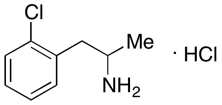 2-Chloroamphetamine Hydrochloride - Chemical structure and product image