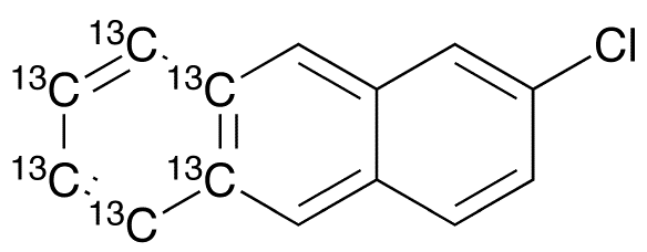 2-Chloroanthracene-13C6 - Chemical structure and product image