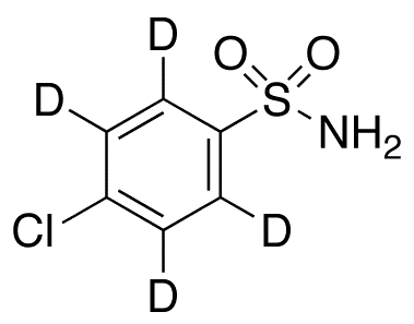 4-Chlorobenzene-d4-sulfonamide - Chemical structure and product image