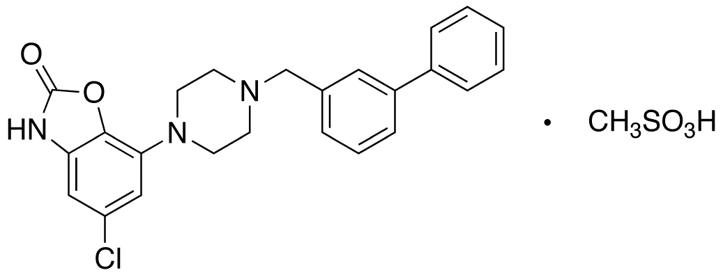 5-Chloro Bifeprunox Mesylate - Chemical structure and product image