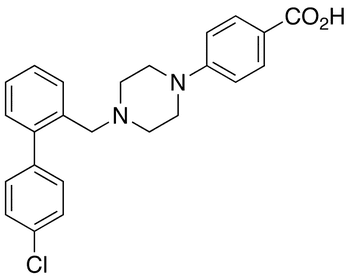 4-[4-(4-Chlorobiphenyl-2-ylmethyl)piperazin-1-yl]benzoic Acid - Chemical structure and product image