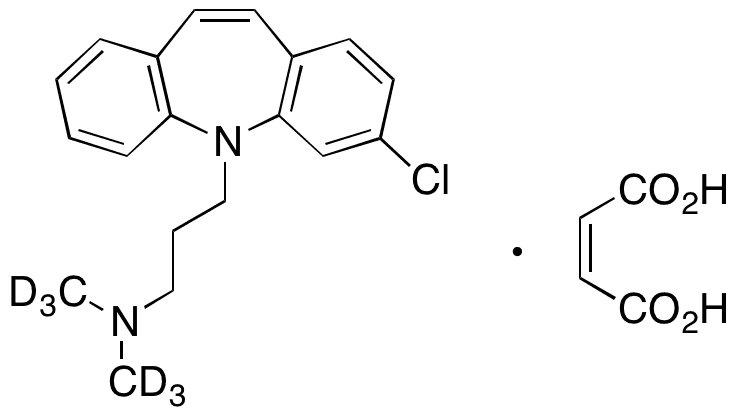 3-Chlorobalipramine-d6 Maleate - Chemical structure and product image
