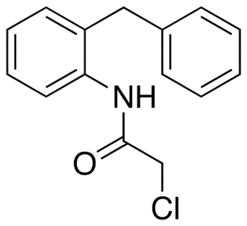 2-Chloro-N-[2-(benzyl)phenyl]acetamide - Chemical structure and product image