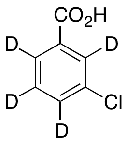 3-Chlorobenzoic-d4 Acid - Chemical structure and product image