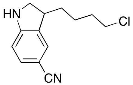 3-(4-Chlorobutyl)indoline-5-carbonitrile - Chemical structure and product image