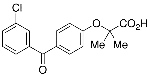 3-Chloro Fenofibric Acid - Chemical structure and product image