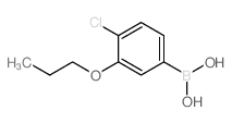 4-Chloro-3-propoxyphenylboronic acid - Chemical structure and product image