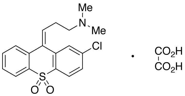Chlorprothixene Sulfone Oxalate - Chemical structure and product image