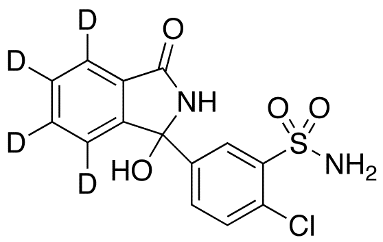 Chlorthalidone-d4 - Chemical structure and product image