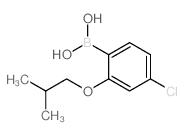 4-Chloro-2-isobutoxyphenylboronic acid - Chemical structure and product image