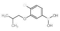 4-Chloro-3-isobutoxyphenylboronic acid - Chemical structure and product image