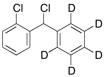 1-Chloro-2-(α-chlorophenylmethyl)benzene-d5 - Chemical structure and product image