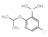 5-Chloro-2-isopropoxypyridine-3-boronic acid - Chemical structure and product image
