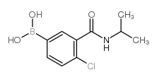4-Chloro-3-(isopropylcarbamoyl)phenylboronic acid - Chemical structure and product image