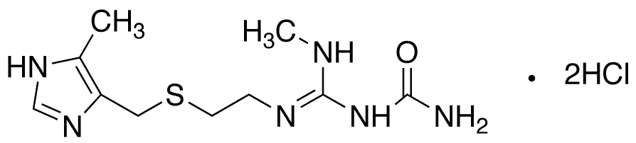 Cimetidine Amide Dihydrochloride - Chemical structure and product image