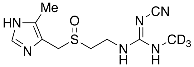 Cimetidine Sulfoxide-d3 - Chemical structure and product image
